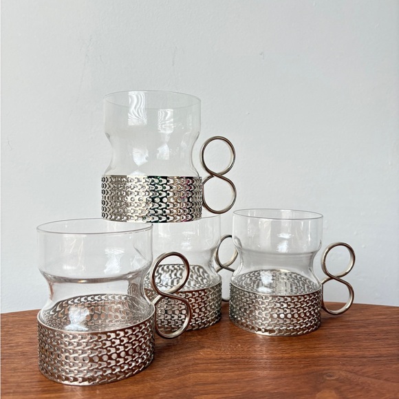 Iittala Tsaikka Finland Tea Glasses Timo Sarpaneva 1957 Mid Century Modern Cups - Picture 11 of 14